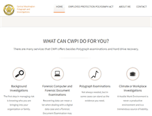 Tablet Screenshot of cwpolygraph.com